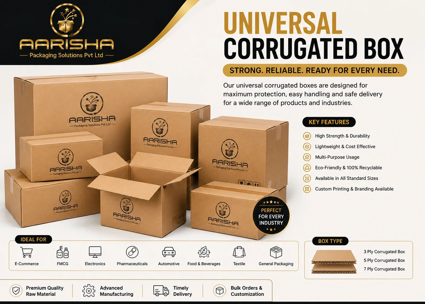 Best Universal Corrugated Box Manufacturer in Jamshedpur